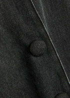 Liberowe Peplum Denim Jacket Black