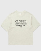 CLOSED RELAXED TEE Beige Womens Shortsleefe