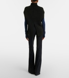 Stouls Gege suede flared pants