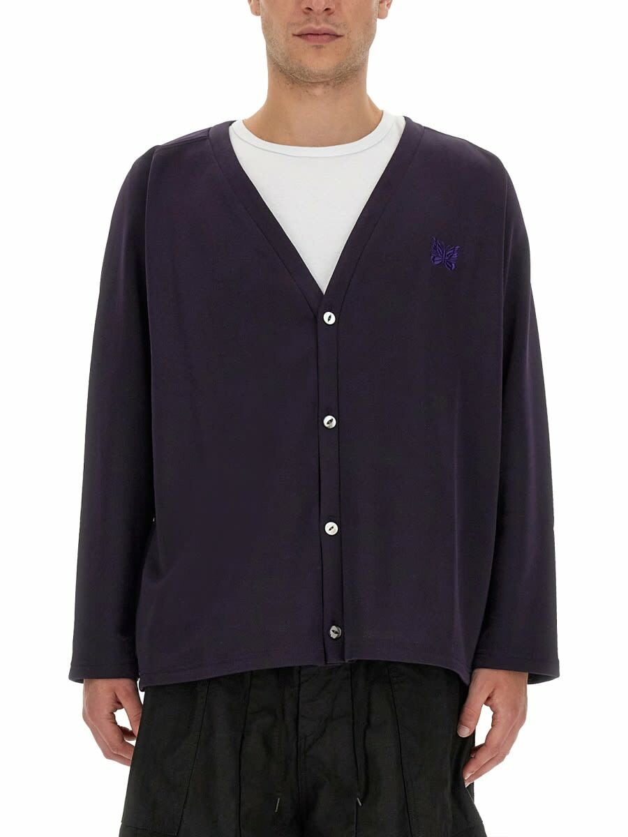 Needles - Mohair-Blend Cardigan - Purple Needles