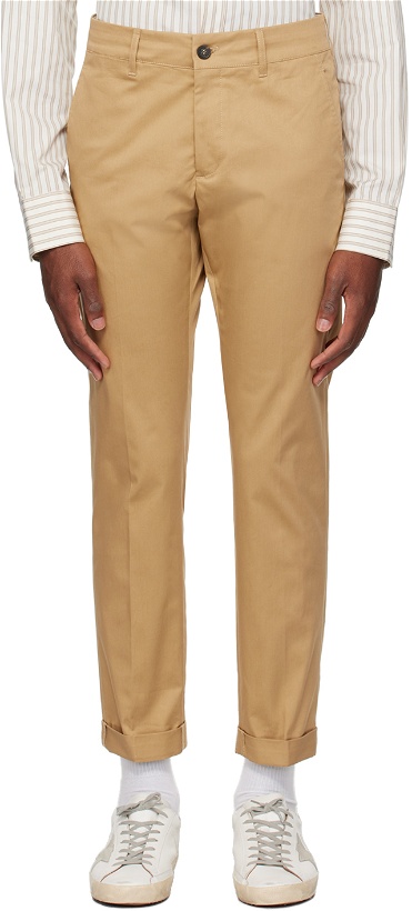 Photo: Golden Goose Beige Straight Trousers