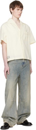 Entire Studios Off-White S/S Pajama Shirt