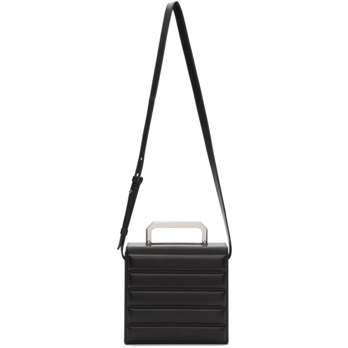 Photo: Bottega Veneta Black Padded Mini Trunk Bag