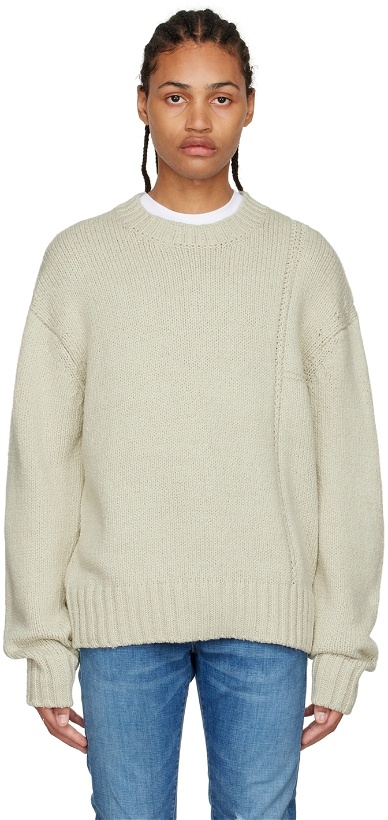 Photo: Frame Beige Cotton Sweater
