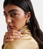 Marina B Popillia 18kt gold earrings with gemstones