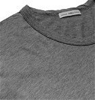 James Perse - Mélange Cotton and Cashmere-Blend Jersey T-Shirt - Gray