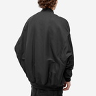 Rick Owens Men's Jumbo Peter Flight Jacket in Black