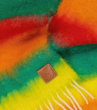 Loewe - Striped mohair and wool scarf