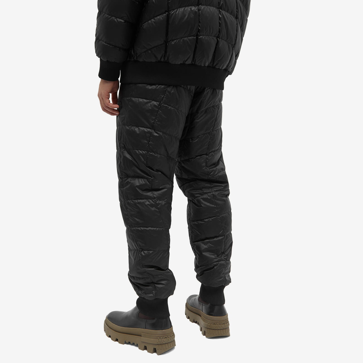 Moncler Men's x adidas Originals Reversible Down Trousers in Black
