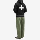PLACES+FACES Men's Contrast Stitch Hoodie in Black