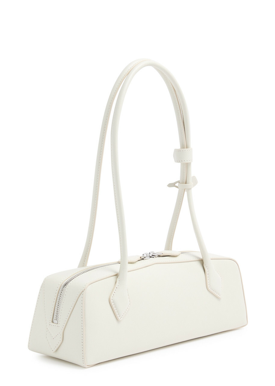 Alaïa Le Teckel Medium Grained Leather Shoulder bag - Ivory - One Size