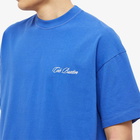 Cole Buxton Men's Classic Embroidery T-Shirt in Cobalt