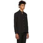 Kenzo Black Tiger Casual Button Down Shirt