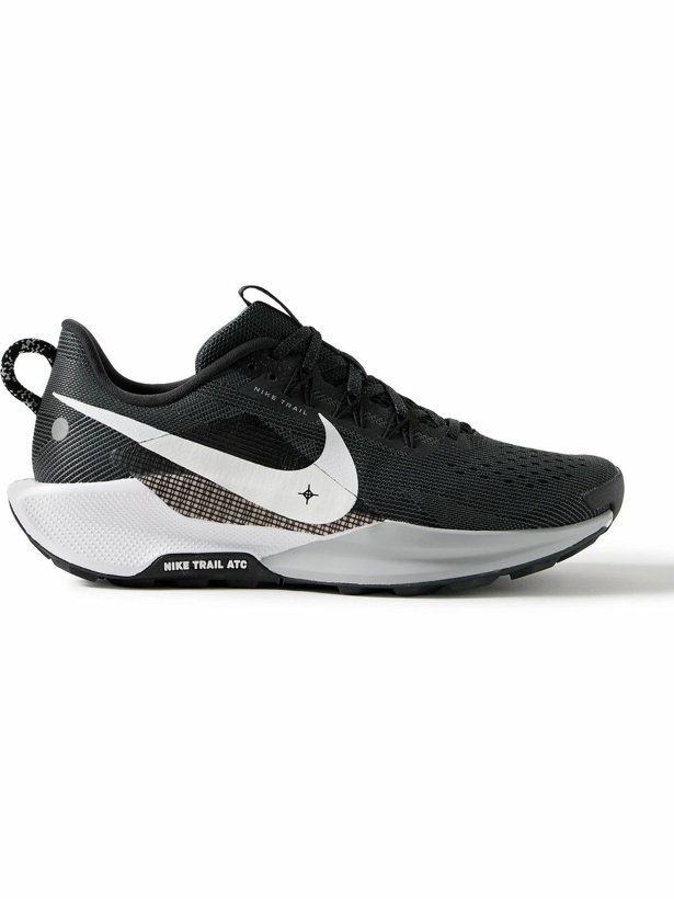 Photo: Nike Running - ReactX Pegasus 5 Rubber-Trimmed Mesh Trail Running Sneakers - Black