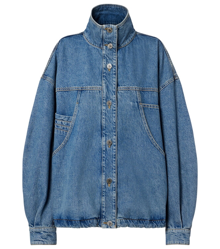 Photo: The Attico Oversized denim bomber jacket