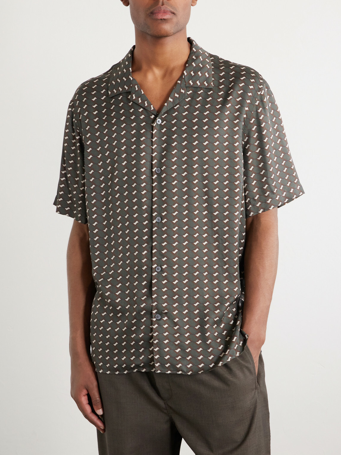 Mr P. - Wiggle Printed Shirt - Green