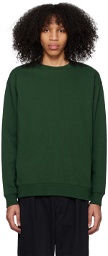 BEAMS PLUS Green Crewneck Sweatshirt