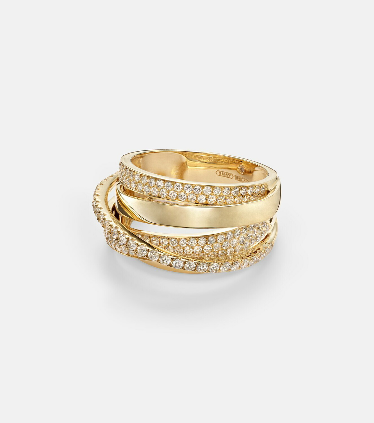 Shay Jewelry 18kt gold ring with diamonds