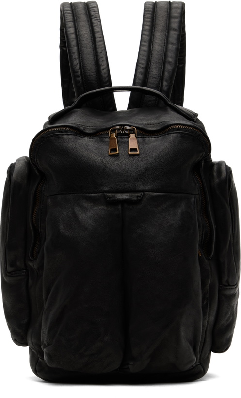 Photo: Officine Creative Black Helmet 047 Backpack