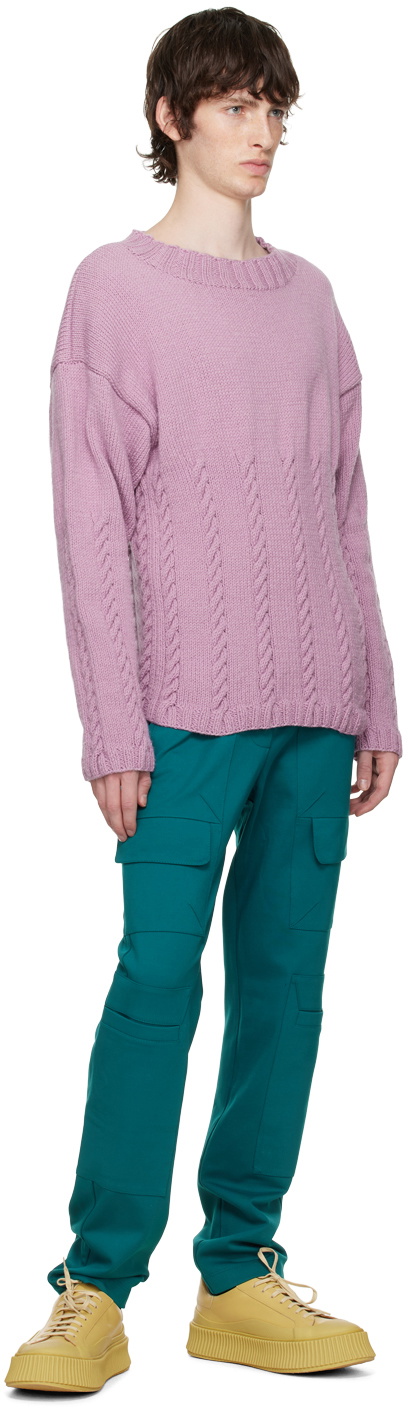 Situationist Blue Paneled Cargo Pants