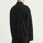 Comme des Garçons Men's Asymetric Denim Jacket in Black