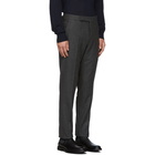 Ralph Lauren Purple Label Grey Flannel Solid Trousers