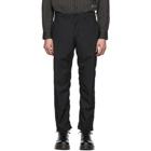 Comme des Garcons Homme Deux Black Striped Trousers