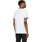 Balmain White Logo Trim T-Shirt
