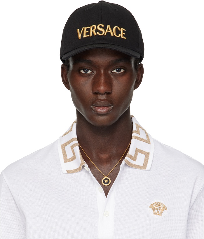 Photo: Versace Black Logo Cap