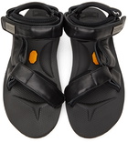 Tom Wood Black Suicoke Edition Depa Sandals