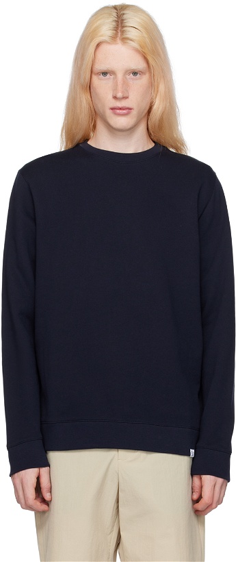 Photo: NORSE PROJECTS Navy Vagn Sweatshirt