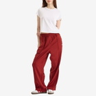 Adidas Baggy Track Pant in Preloved Ruby