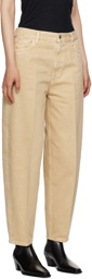 TOTEME Beige Tapered Jeans
