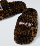 Balenciaga - Political Campaign Furry slides