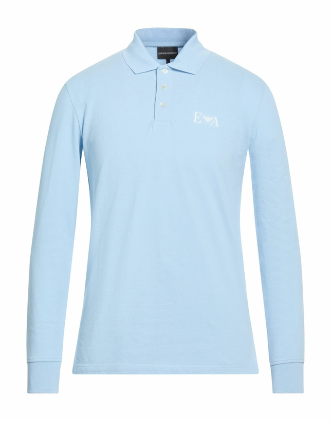 Photo: Emporio Armani Mens Polo shirt Sky in Blue