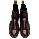 Dr. Martens Burgundy Vegan 2976 Chelsea Boots