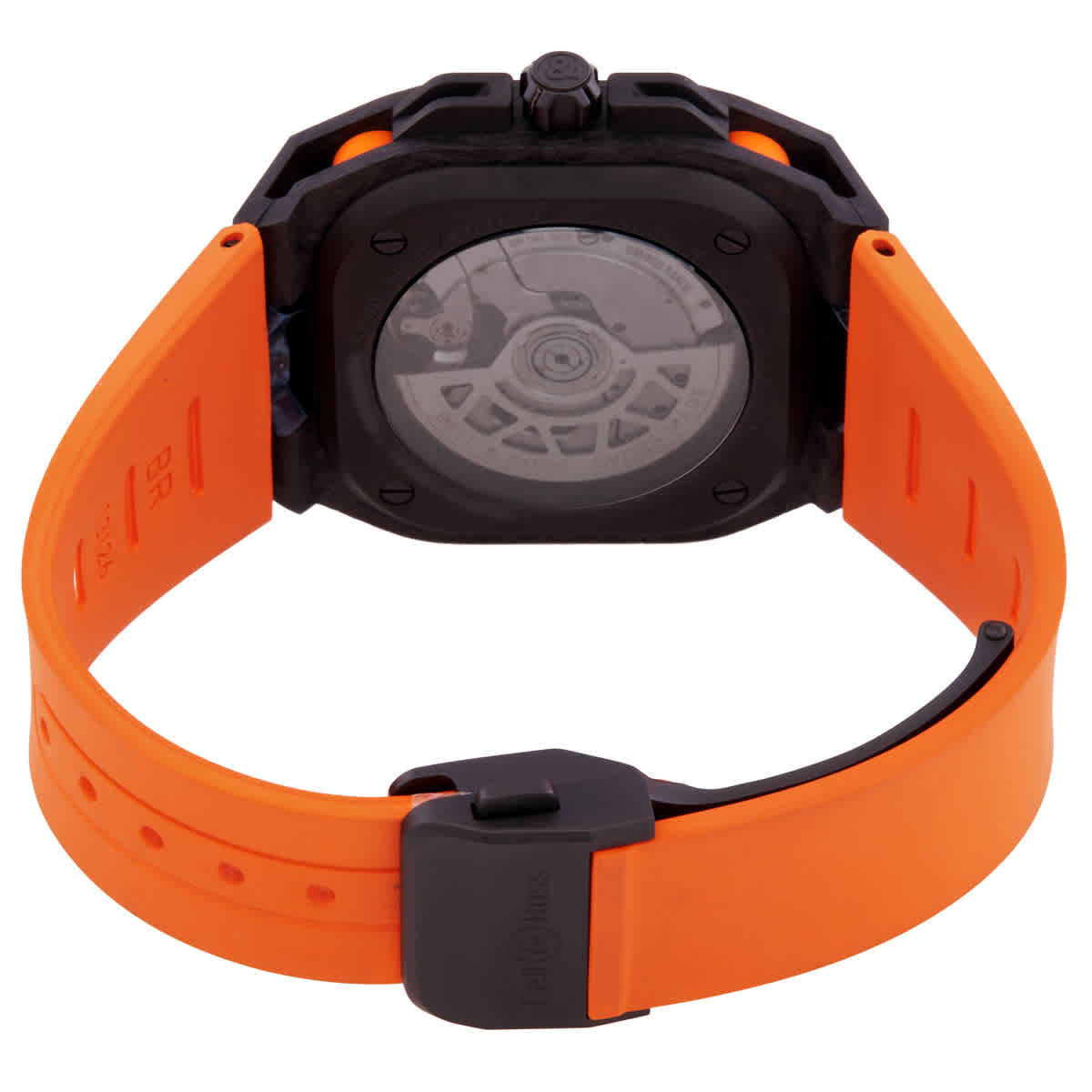 Bell & Ross BR-X5 Carbon Orange Automatic Mens Watch BRX5R-BO-TC/SRB