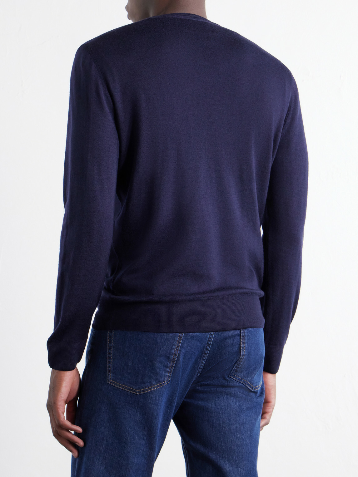Canali - Wool Sweater - Blue