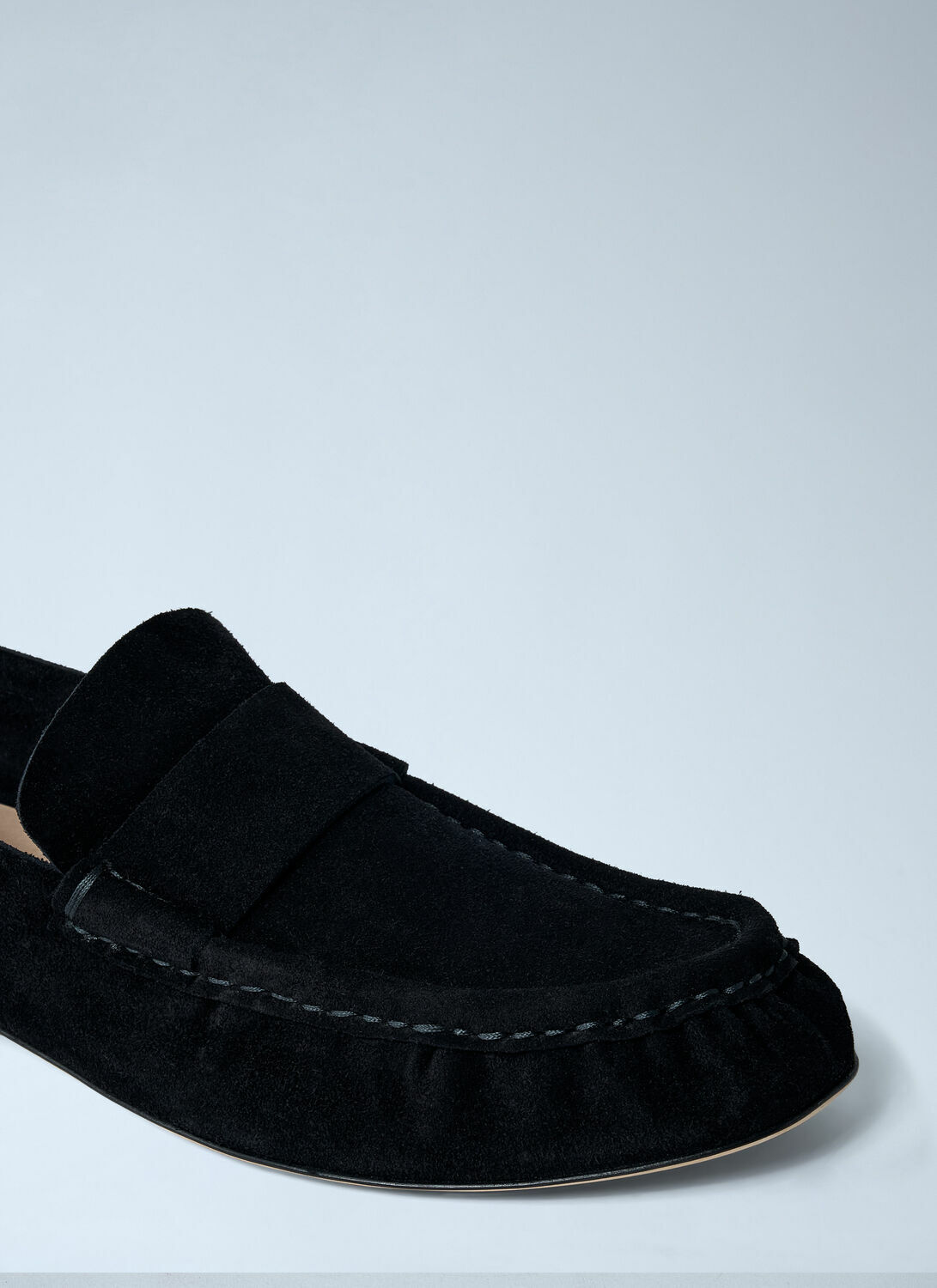 The Row Suede Loafers