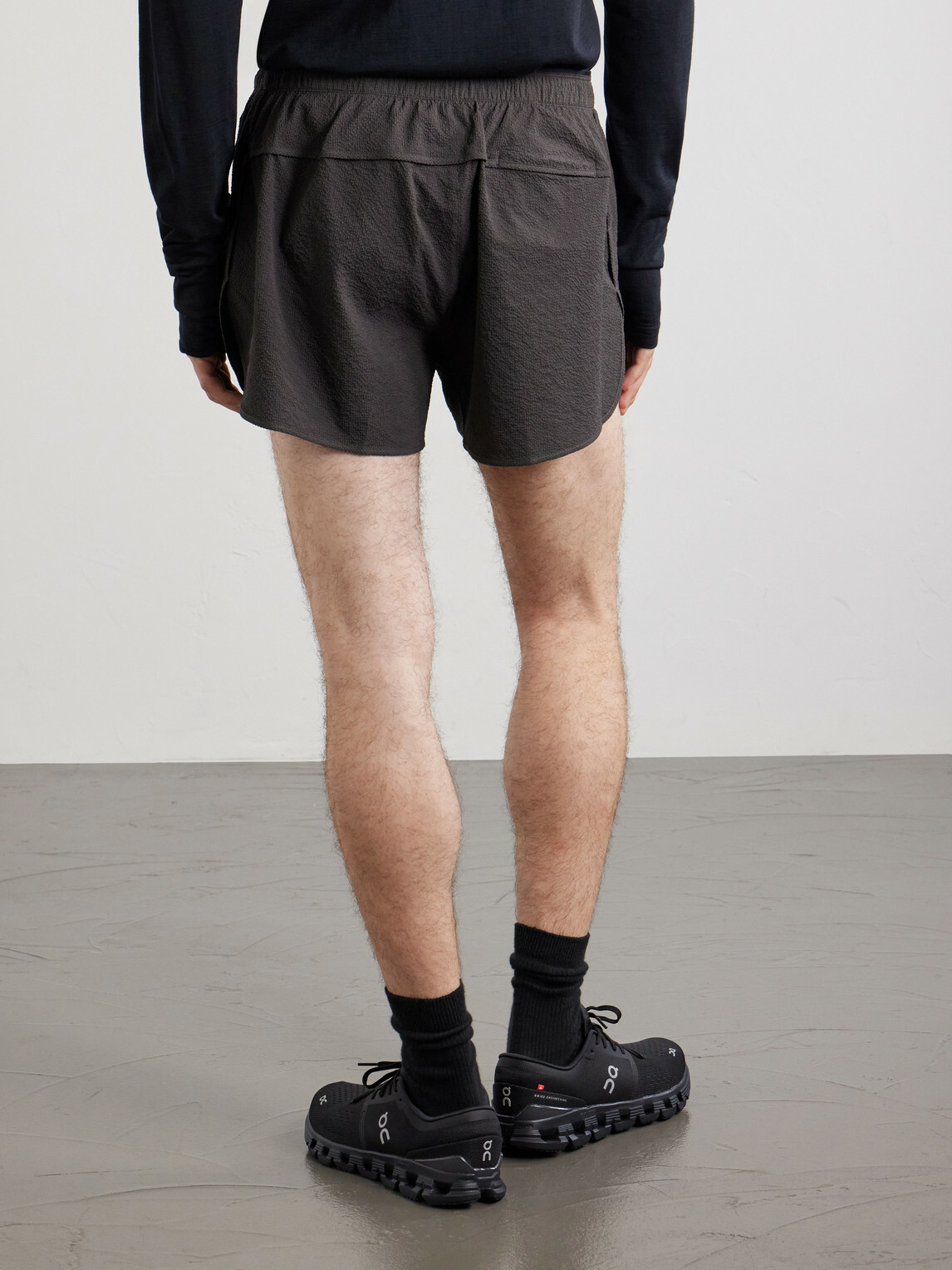 On - Performance Volt Crinkled-Jacquard Recycled-Shell Running Shorts - Brown