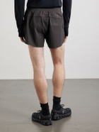 On - Performance Volt Crinkled-Jacquard Recycled-Shell Running Shorts - Brown