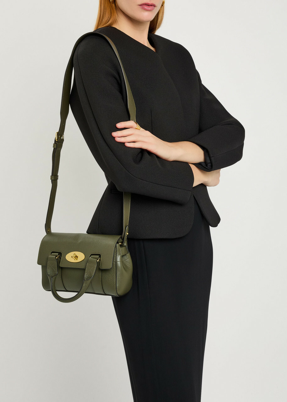Mulberry Heritage Bayswater Mini Grained Leather Cross-body bag - Green - One Size