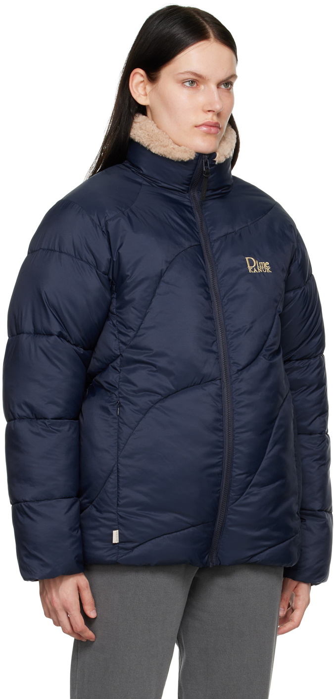 Dime Navy Kanuk Edition Wave Puffer Jacket Dime