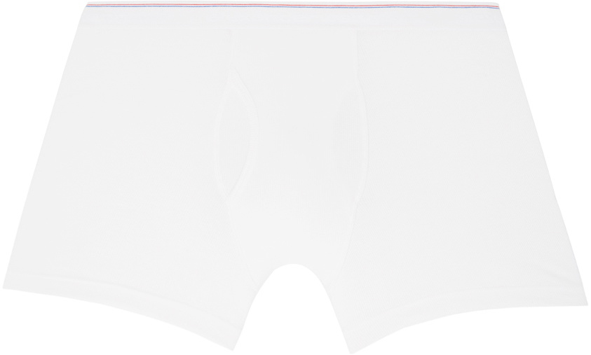 alexanderwang Brief Underwear in Ribbed Jersey WHITE