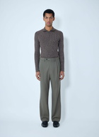 Prada High Neck Zip Sweater