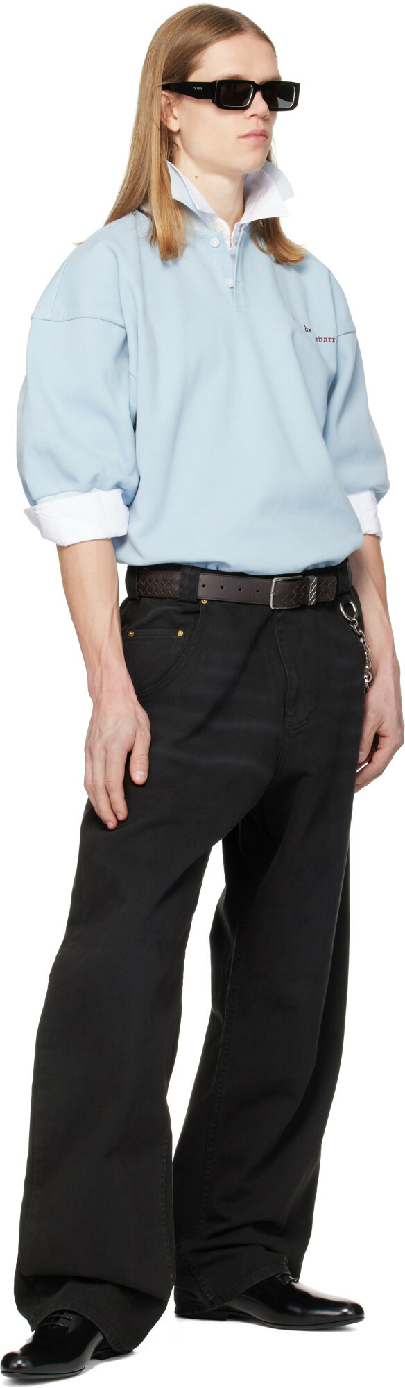 WILLY CHAVARRIA Black True Bad Boy Jeans
