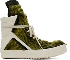 Rick Owens Green Geobasket Sneakers
