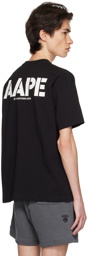 AAPE by A Bathing Ape Black Hologram T-Shirt