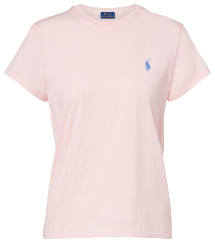 Photo: Polo Ralph Lauren Embroidered cotton jersey T-shirt