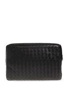 Bottega Veneta Intrecciato Zippered Laptop Case Bag